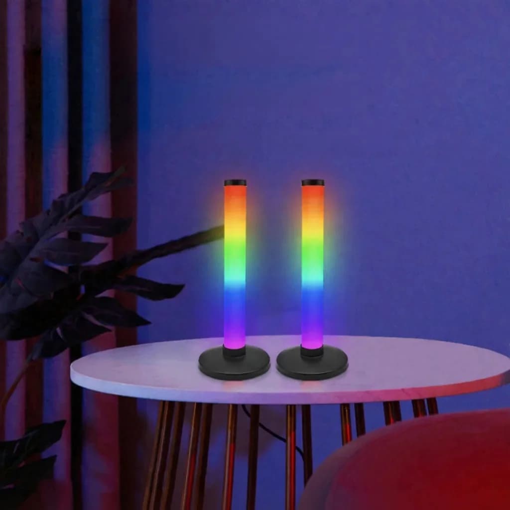 Lampu Atmosfera RGB dengan Sync Bunyi & Kawalan Apl untuk Meja