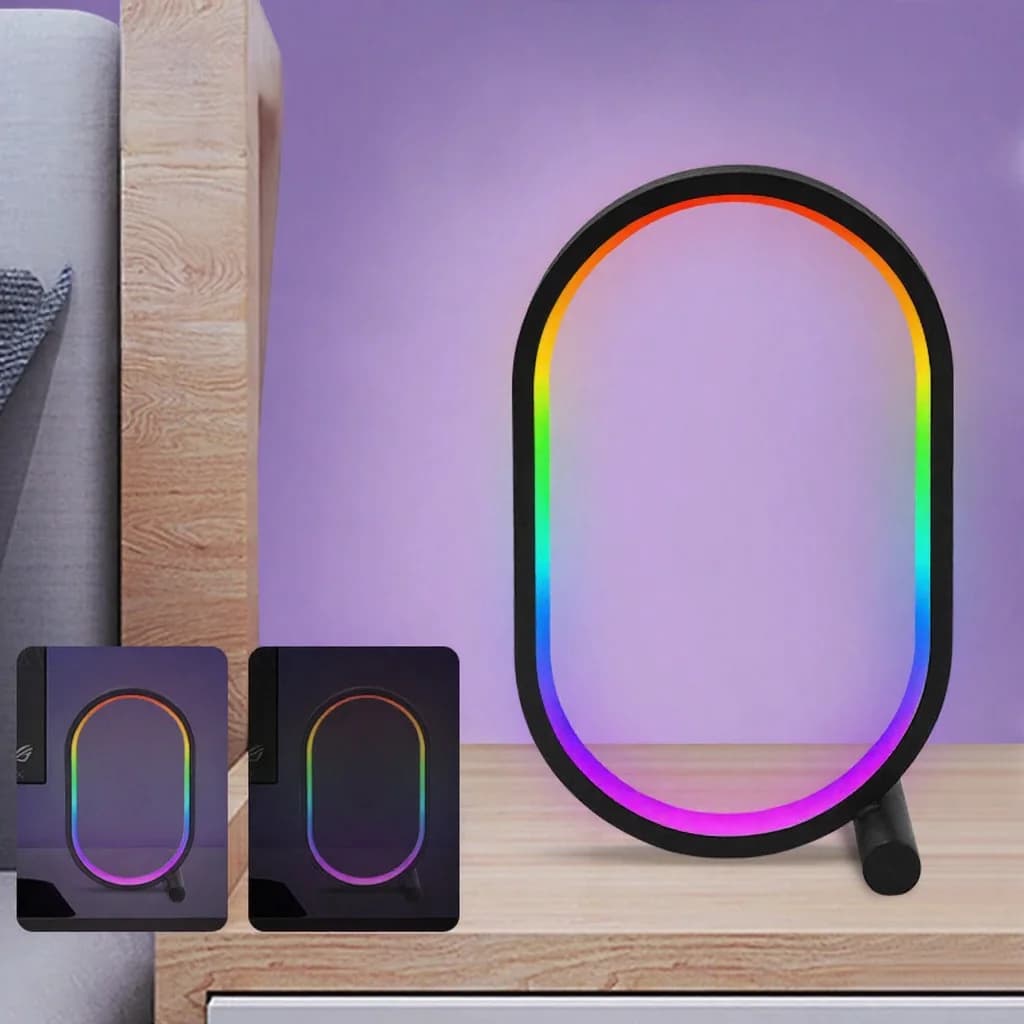 Lampu Meja Penyegerakan Muzik RGB dengan Kawalan Aplikasi dan Lampu Tindak Balas Bunyi