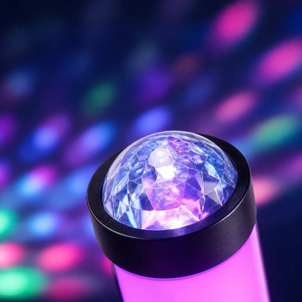 Lampu Atmosfera Projektor RGB dengan Sinkronisasi Muzik dan Alat Kawalan Jauh