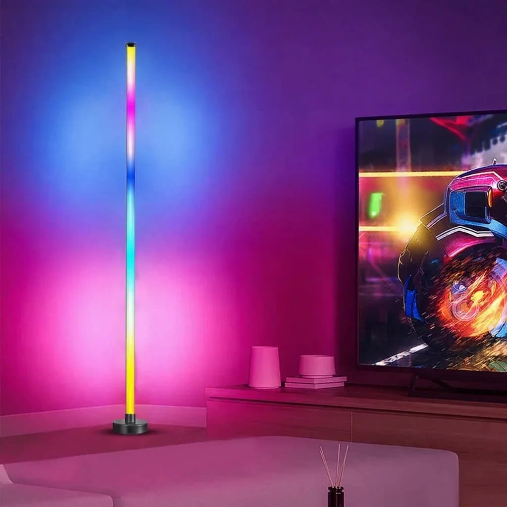 Lampu Lantai Penukar Warna RGB dengan Sinkronisasi Muzik dan Kawalan Apl