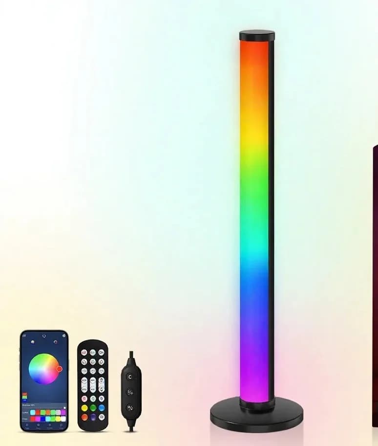 Lampu Meja LED RGB Responsif Bunyi dengan Kawalan Apl