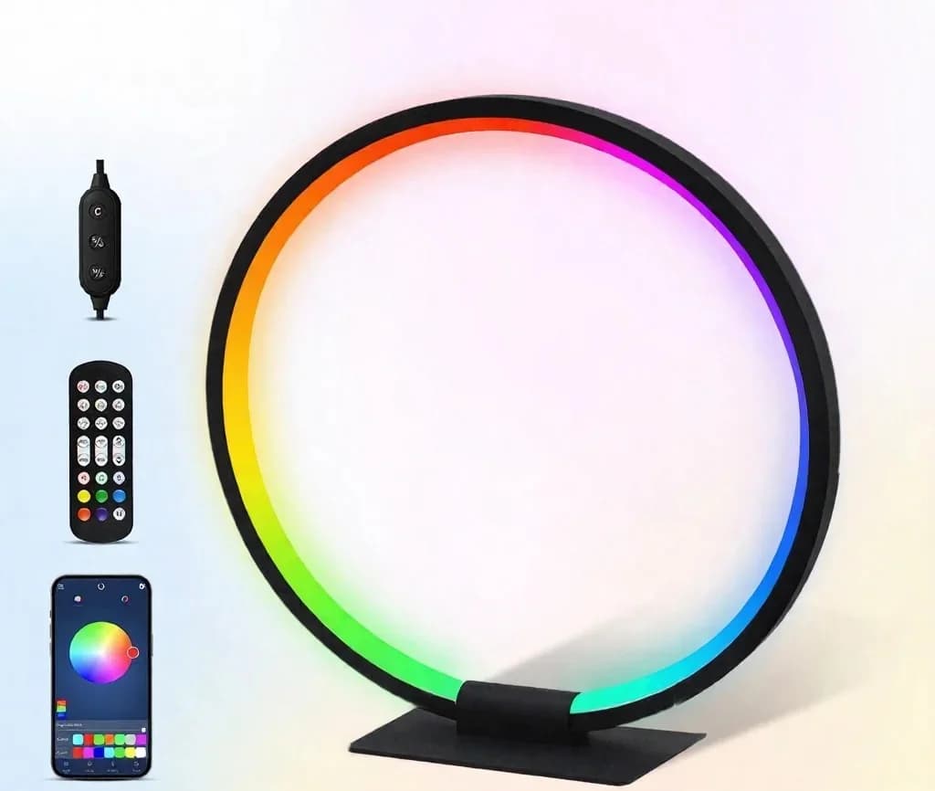 Lampu Malam Suasana LED RGB dengan Penyegerakan Muzik