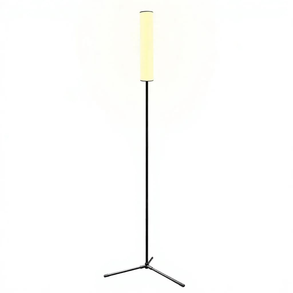 Lampu Lantai LED Ketinggian Boleh Laras dengan Tapak Tripod & Tiga Mod Warna