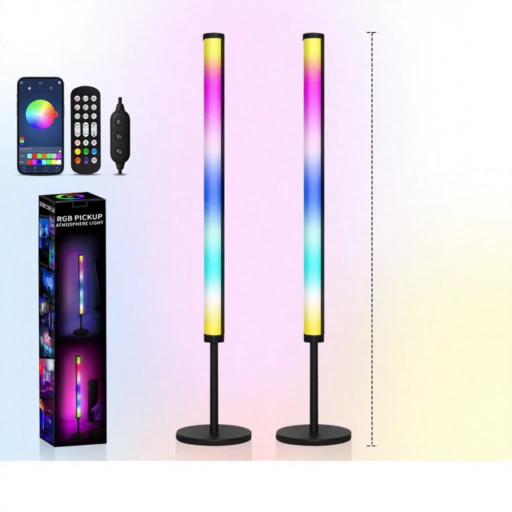 Lampu Suasana Meja LED RGB dengan Penyegerakan Muzik dan Kawalan Apl