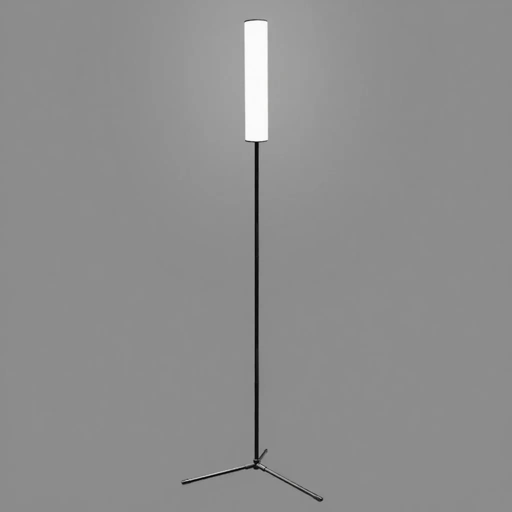 Lampu Lantai LED Ketinggian Boleh Laras dengan Tapak Tripod & Tiga Mod Warna