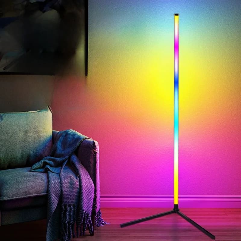 Lampu Lantai RGB dengan Sinkronisasi Muzik, Alat Kawalan Jauh dan Kawalan Apl
