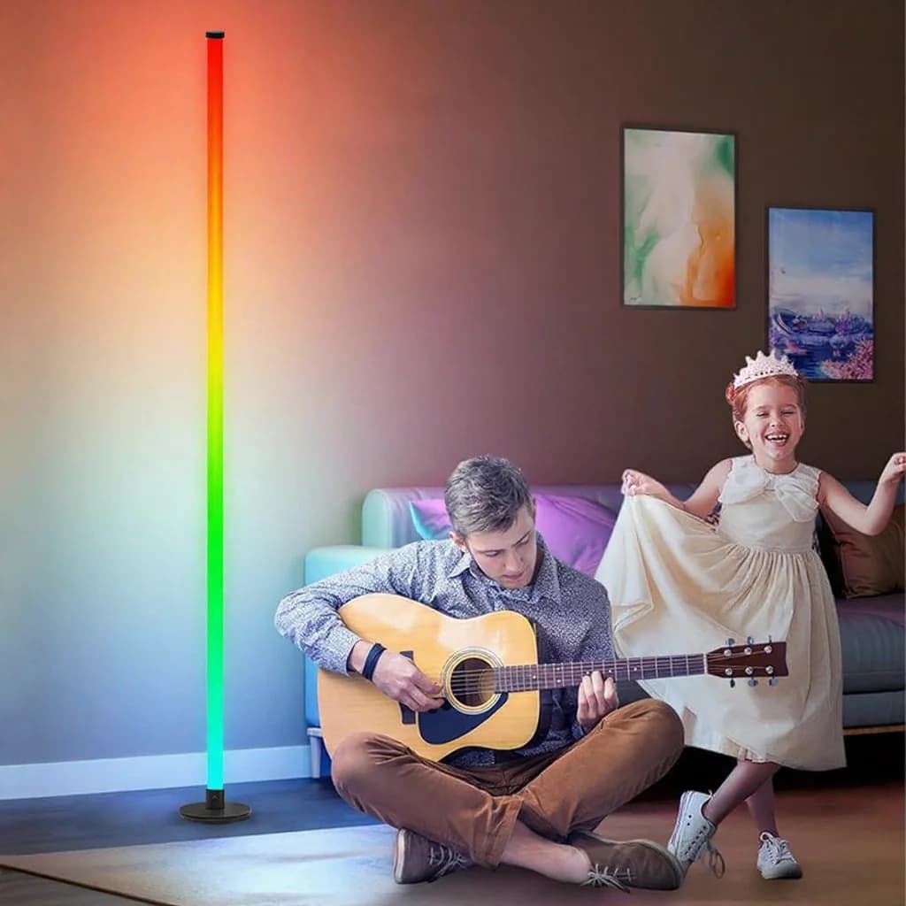 Lampu Lantai LED RGB dengan Kawalan Apl untuk Ruang Tamu