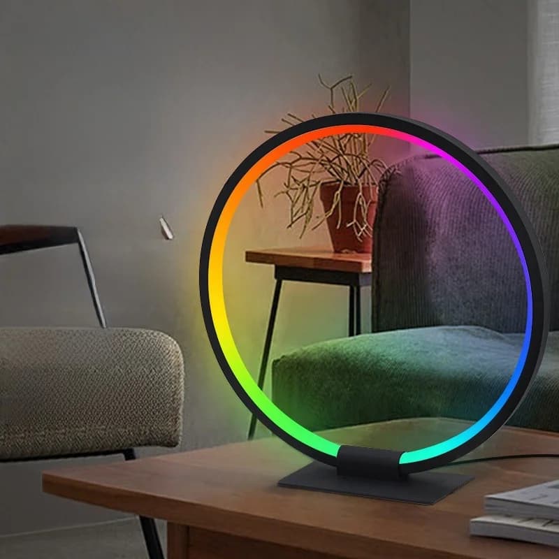 Lampu Malam Suasana LED RGB dengan Penyegerakan Muzik