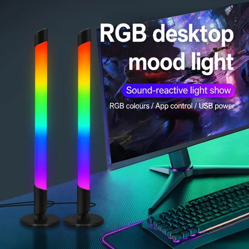 Lampu Suasana RGB Penyegerakan Muzik USB untuk Permainan Desktop