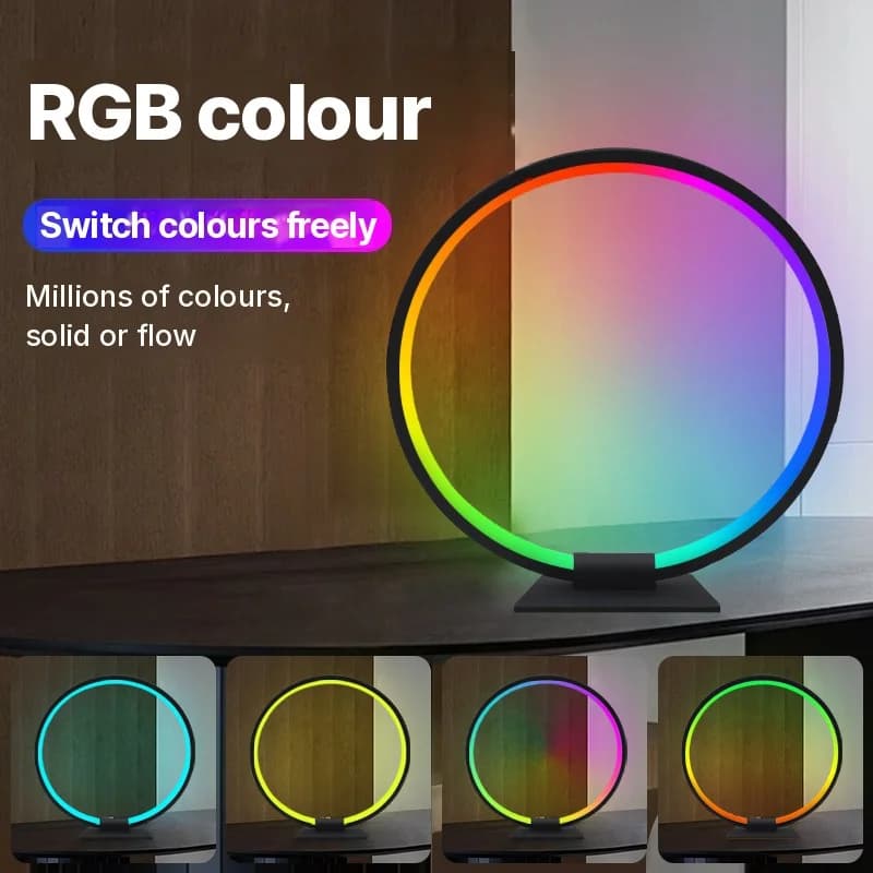 Lampu Malam Suasana LED RGB dengan Penyegerakan Muzik