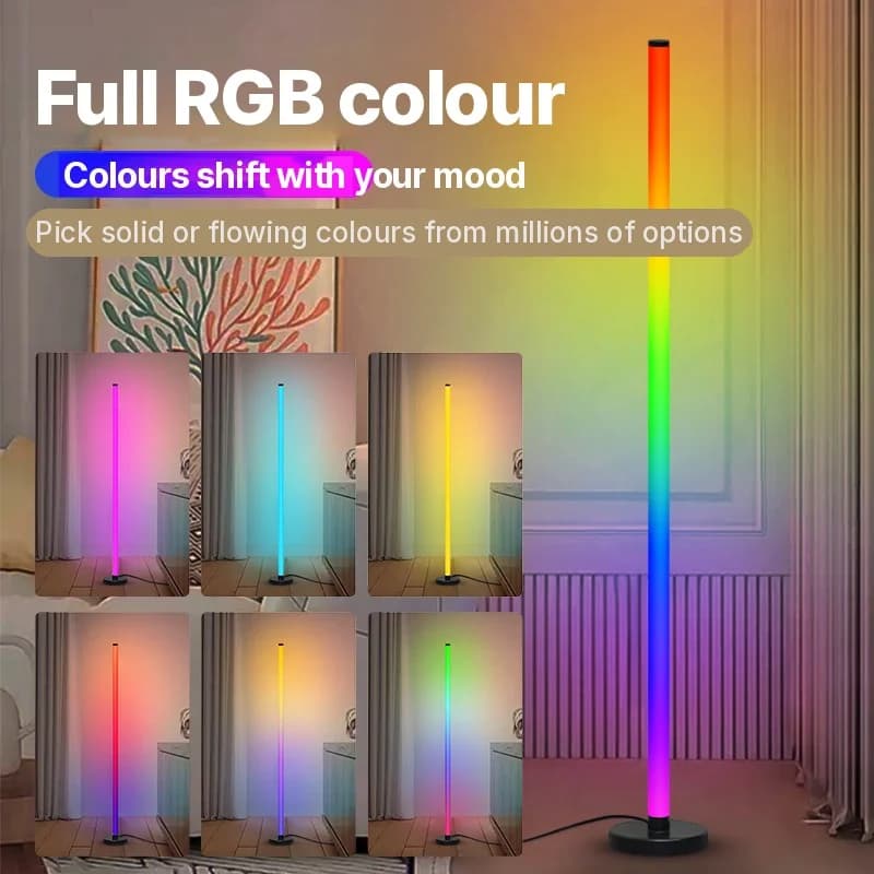 Lampu Lantai Sambungan RGB dengan Penyegerakan Muzik dan Kawalan Aplikasi