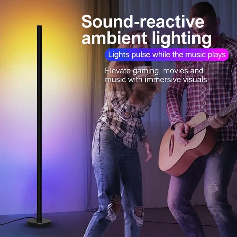 Lampu Lantai Sambungan RGB dengan Penyegerakan Muzik dan Kawalan Aplikasi