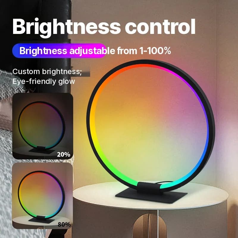 Lampu Malam Suasana LED RGB dengan Penyegerakan Muzik