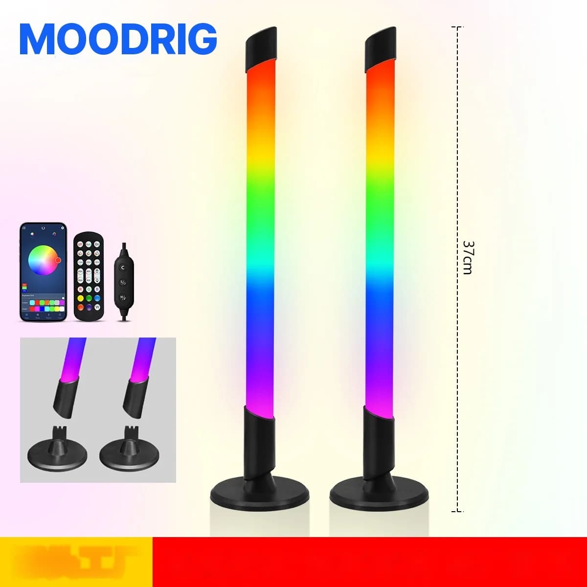 Lampu Suasana RGB Penyegerakan Muzik USB untuk Permainan Desktop