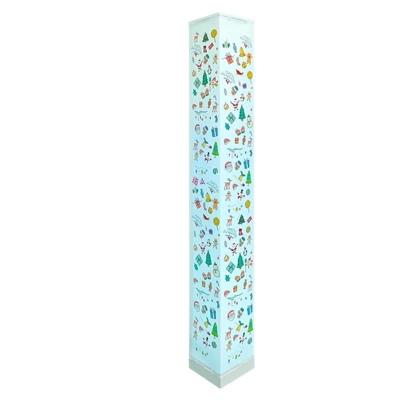 Lampu Lantai Segi Empat dengan Kawalan Jauh LED Ambien untuk Ruang Tamu