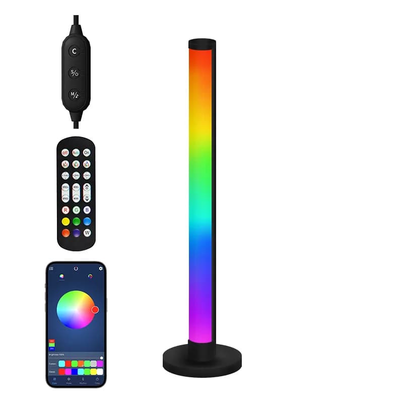 Lampu Meja LED RGB Responsif Bunyi dengan Kawalan Apl